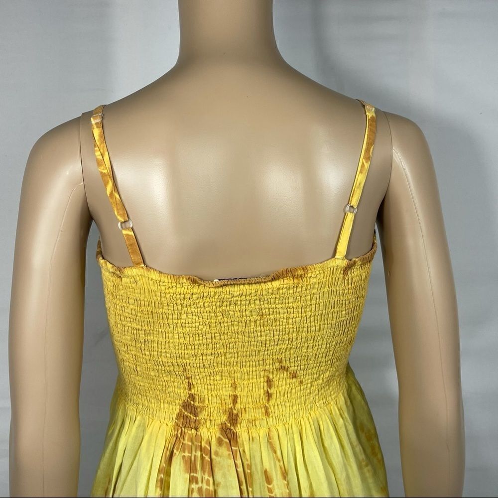 Just Crusing Vintage 1980's Yellow Summer Dress - Picture 11 of 12
